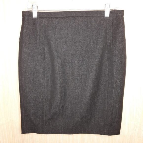 Express Design Studio heathered pencil skirt 8 - Picture 1 of 5